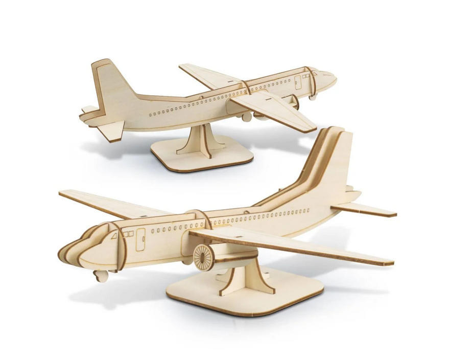 Jet Plane Wooden Model