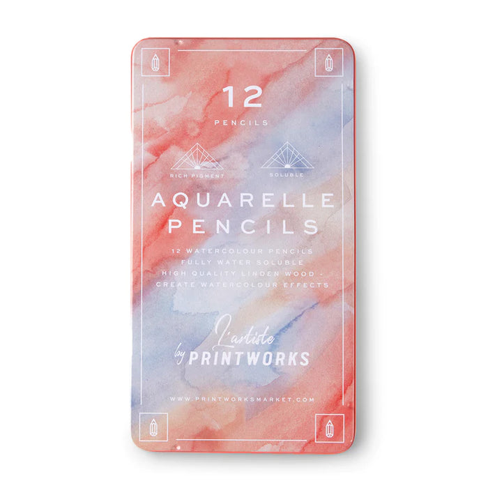 Printworks: Colour Pencils(Set of 12)-Aquarelle