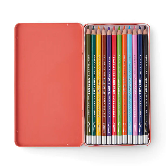 Printworks: Colour Pencils(Set of 12)-Aquarelle