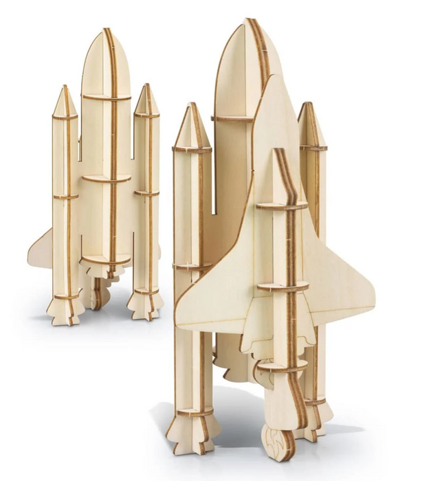 Rocket Ship Wooden Model