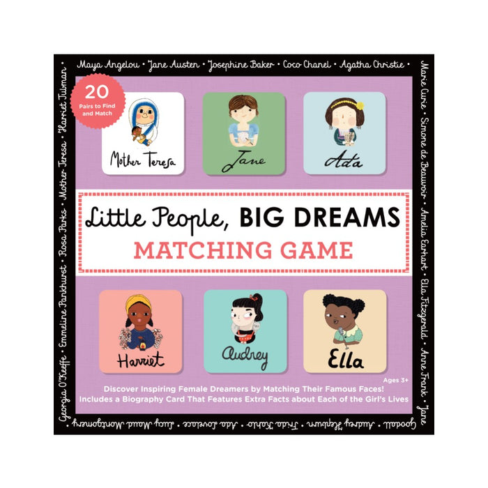 Little People, Big Dreams: Matching Game - ON SALE!