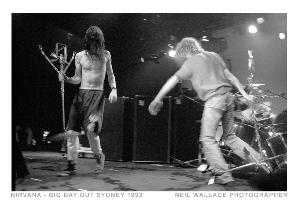 Neil Wallace - Nirvana, Big Day Out, Sydney, 1992