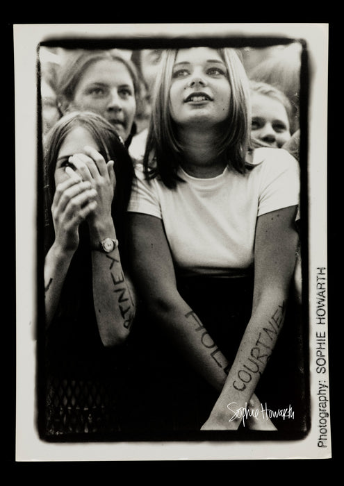 Sophie Howarth: Fans at a Hole concert, limited edition, signed, fine art print