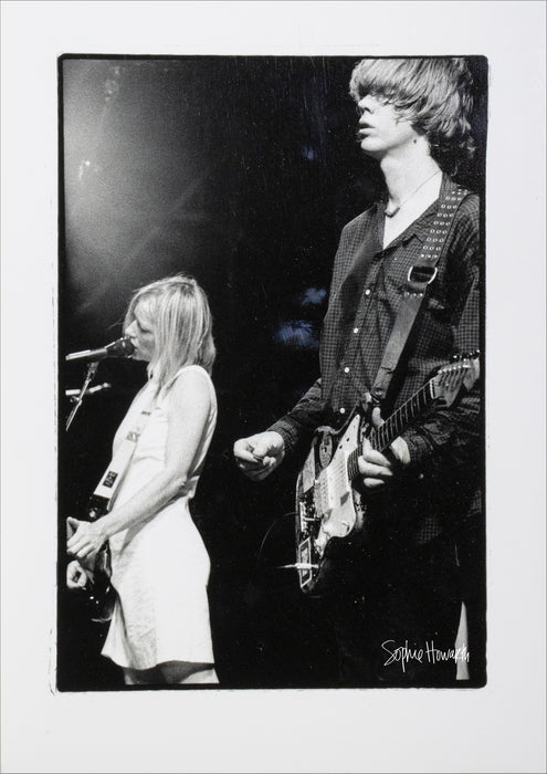 Sophie Howarth: Kim Gordon and Thurston Moore of Sonic Youth, limited edition, signed, fine-art print